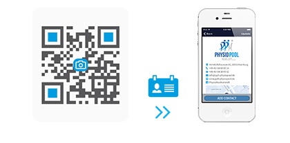 Scan to Save Contact Card
